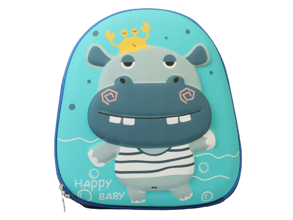 کوله پشتی پسرانه طرح اسب آبی