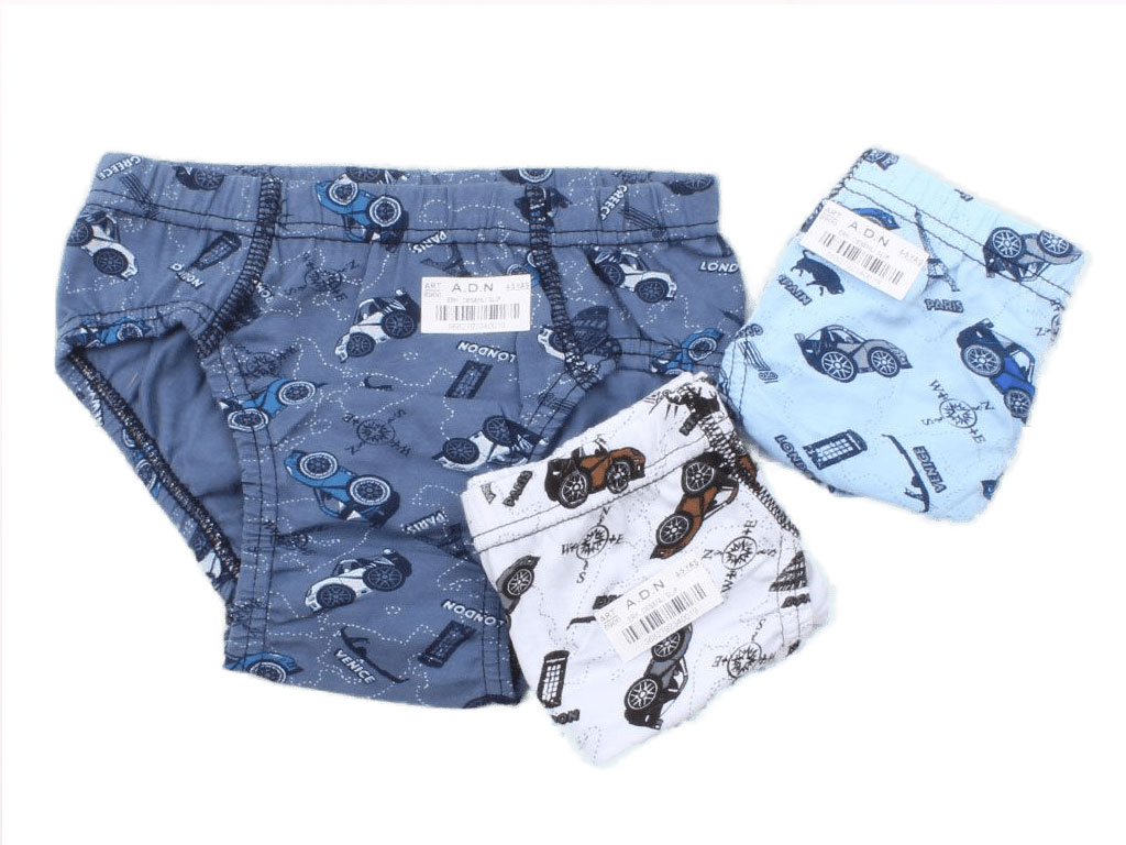 شورت اسلیپ طرح ماشین (5-4 سال)