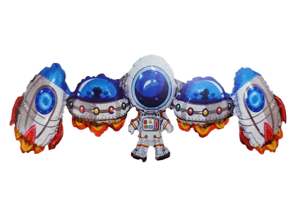 بادکنک ریسه ای فویلی فضانورد