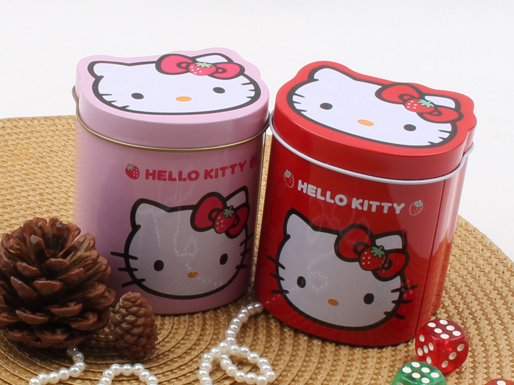 جعبه فلزی هلوکیتی Hello Kitty (سایز کوچک)