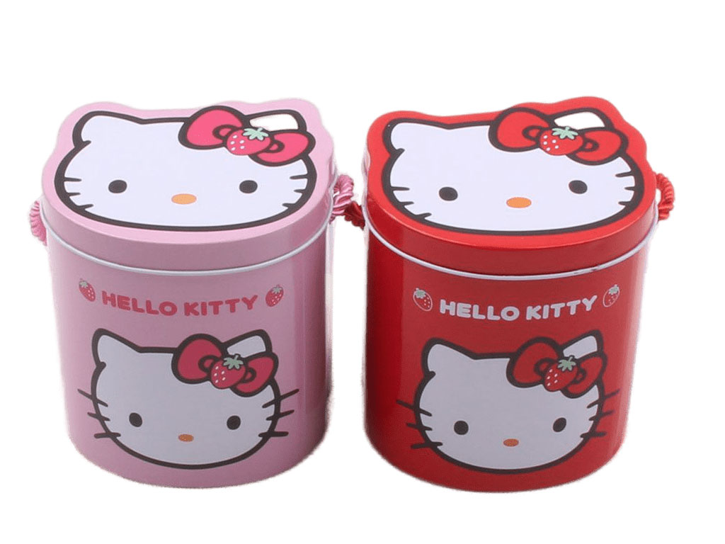 جعبه فلزی هلوکیتی Hello Kitty (سایز متوسط)