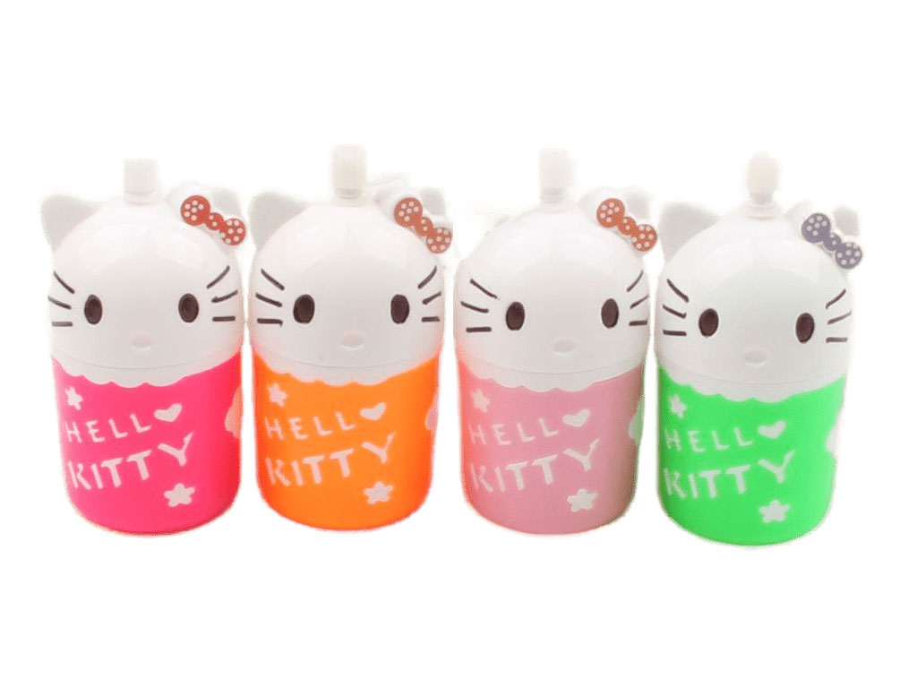 لیوان نی دار هلوکیتی Hello Kitty