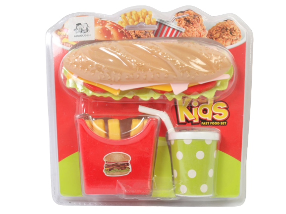 ست فست فود 3 تکه اسباب بازی