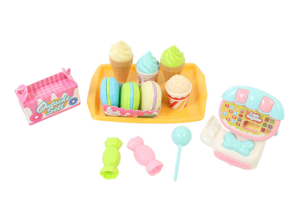 ست دسر، بستنی و صندوق فروشگاهی اسباب بازی