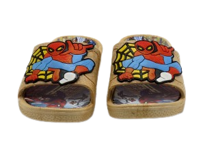 دمپایی اسپایدرمن(کرم پررنگ)