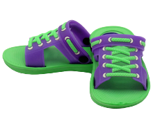 دمپایی بچه گانه طرح بندی (سبز)