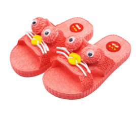 دمپایی بچه گانه پنگول ( صورتی رنگ)