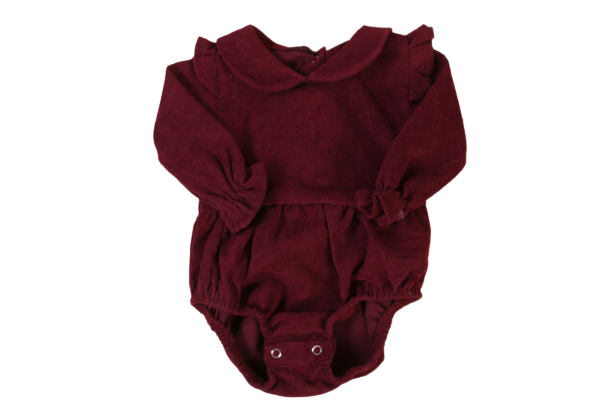 بادی مخمل کبریتی دخترانه blue star