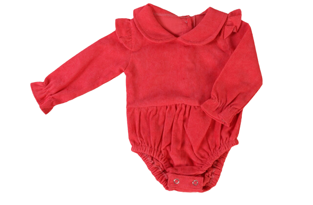 بادی مخمل کبریتی دخترانه blue star