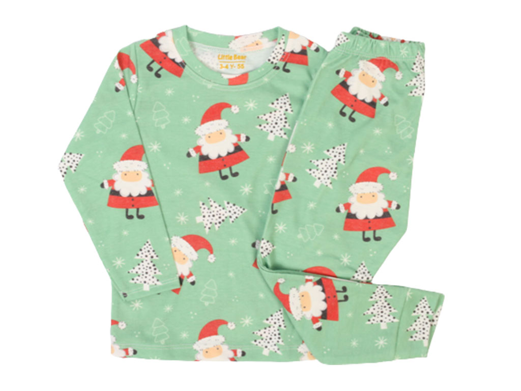 بلوز و شلوار راحتی پسرانه طرح بابانوئل little bear