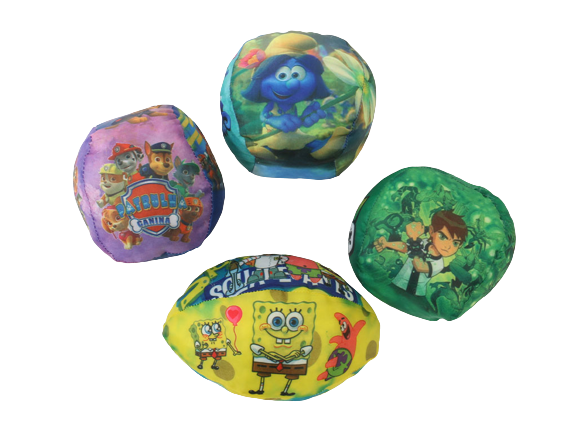 توپ نرم آپارتمانی 4 عددی طرح شخصیت های کارتونی برند آهو