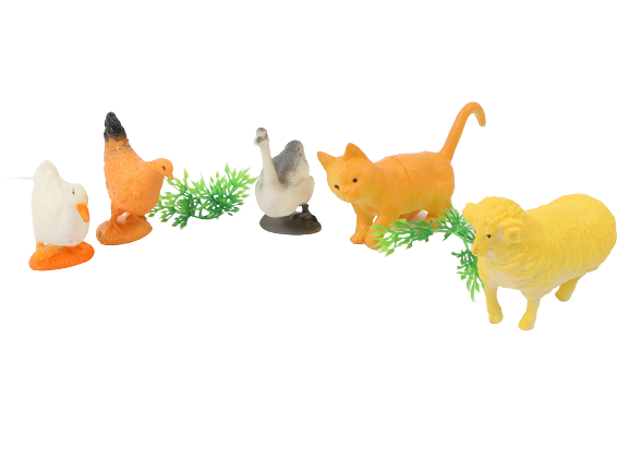 فیگور طرح حیوانات مزرعه 7 عددی