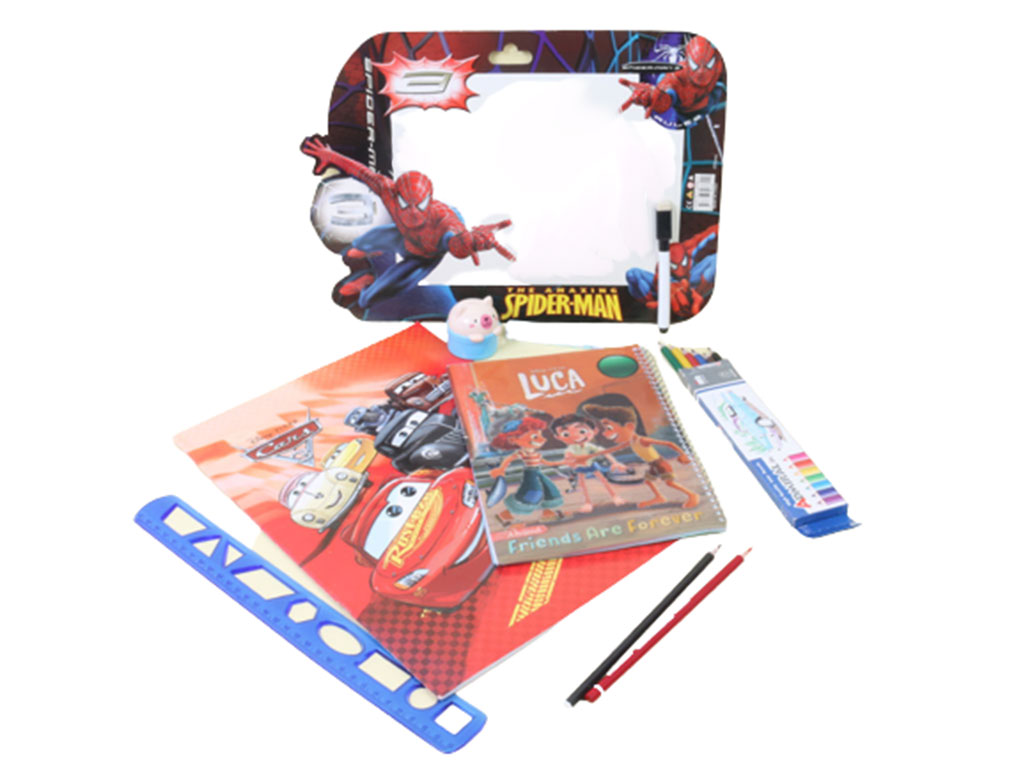 پکیج اقتصادی لوازم التحریر پسرانه کوچک