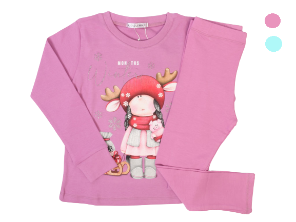 بلوز و ساق راحتی دخترانه کیدومکس kido max