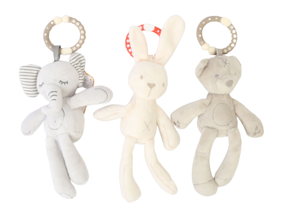 آویز کریر جغجغه ای نوزادی دخترانه