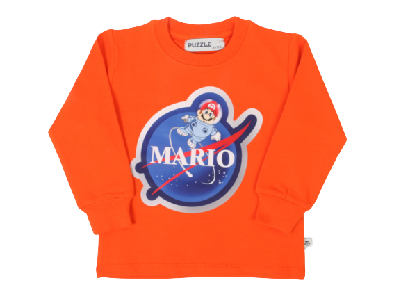 بلوز پسرانه طرح ماریو در ناسا پازل puzzle