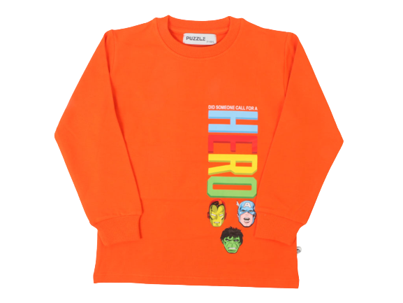 بلوز پسرانه طرح هیرو پازل puzzle