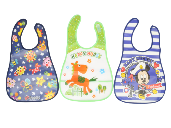 پیشبند نوزادی طرحدار و جیب دار