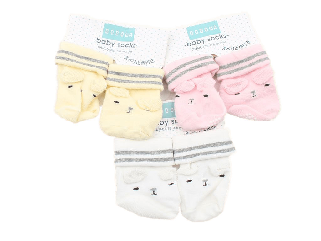 جوراب نوزادی لبه دوبل (6-0 ماه)