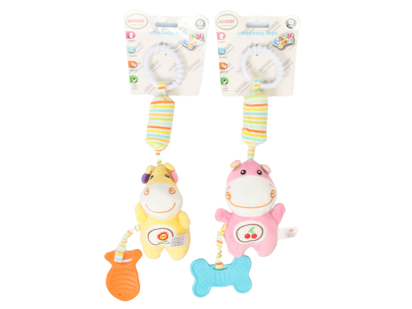 آویز کریر نوزادی جغجغه ای نوزادی جکی بیبی jacky baby