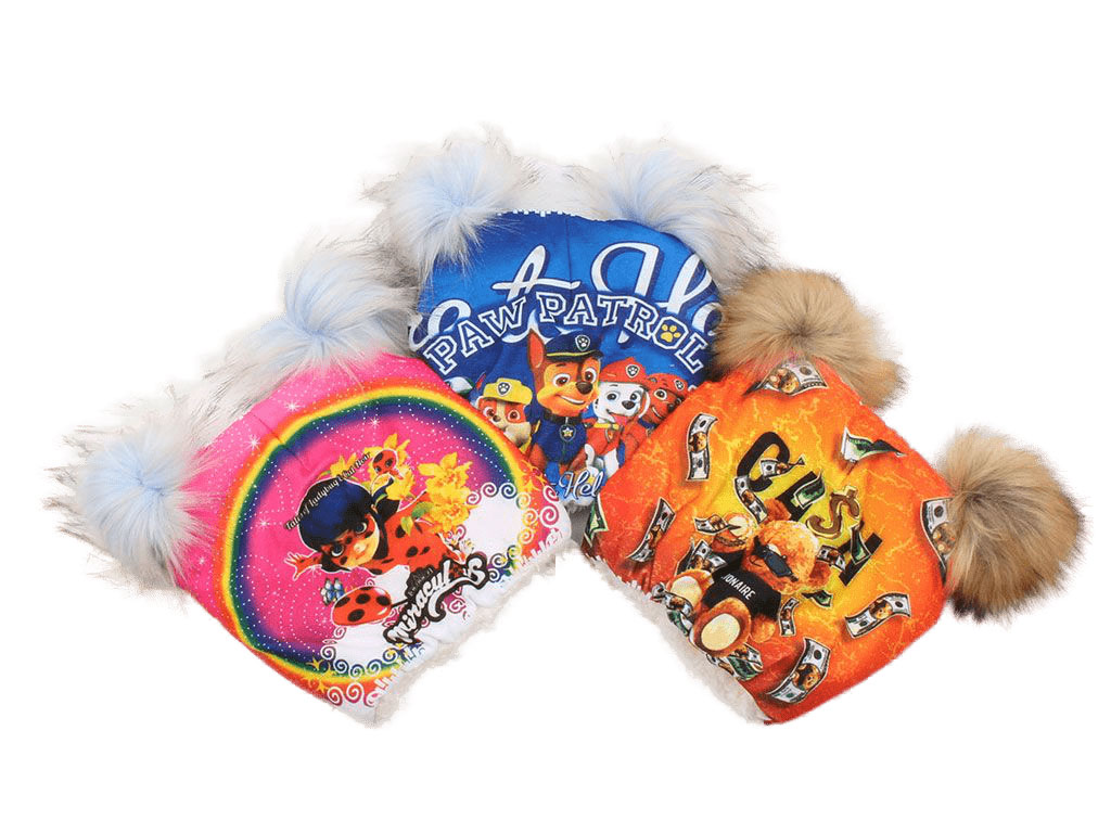 کلاه توکرک پوم پوم (7-3 سال)