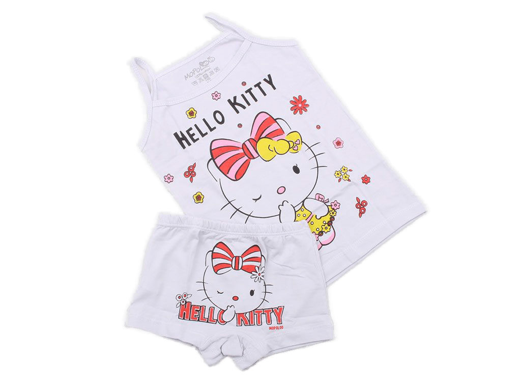 ست زیرپوش و شورت پادار هلوکیتی یاسی رنگ