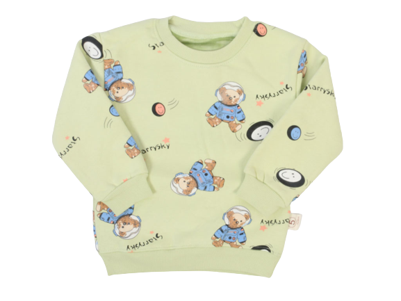 بلوز پسرانه طرحدار داخل مخمل