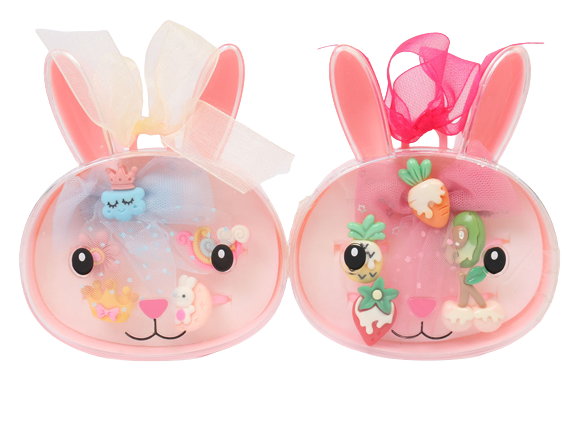 ست انگشتر و گل سر 5 عددی کودک