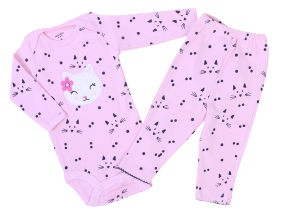 بادی و شلوار دخترانه طرحدار کارترز carters