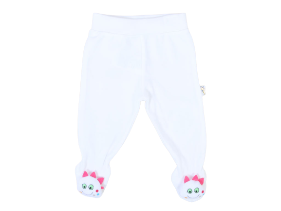 شلوار جوراب دار نوزادی عروسکی جغجغه ای مینی داملا mini damla