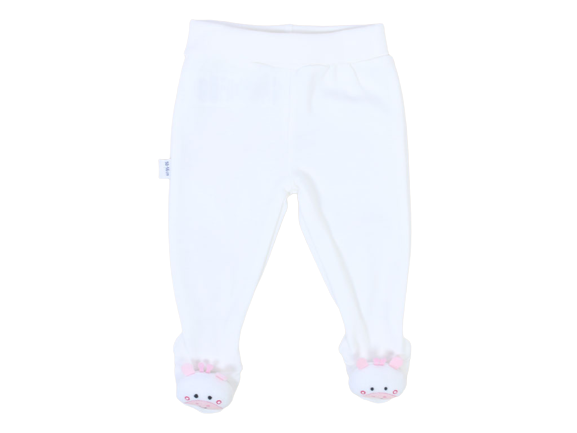 شلوار جوراب دار نوزادی عروسکی جغجغه ای مینی داملا mini damla