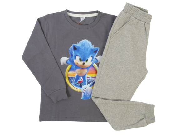بلوز و شلوار پسرانه طرح سونیک کیدومکس kido max