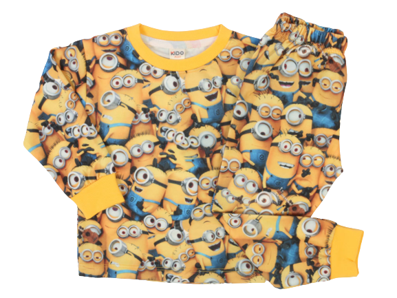 بلوز و شلوار راحتی پسرانه طرح مینیون کیدومکس kido max