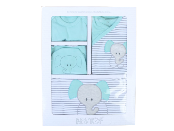 ست بیمارستانی نوزادی پسرانه 10 تکه ببیتف bebitof