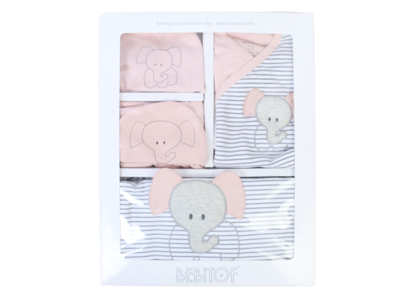 ست بیمارستانی نوزادی دخترانه 10 تکه ببیتف bebitof