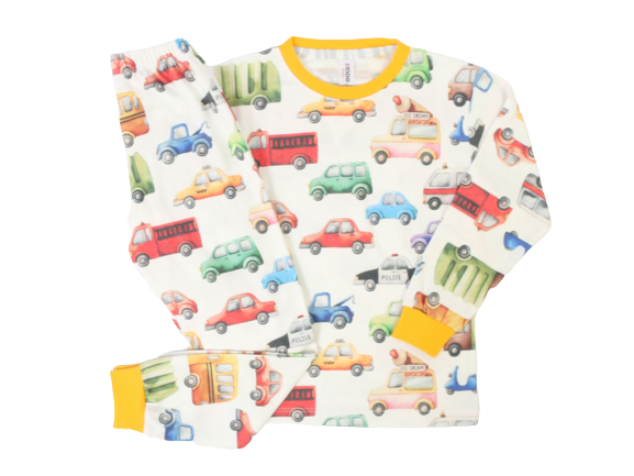 بلوز و شلوار راحتی پسرانه طرح ماشین کیدومکس kido max