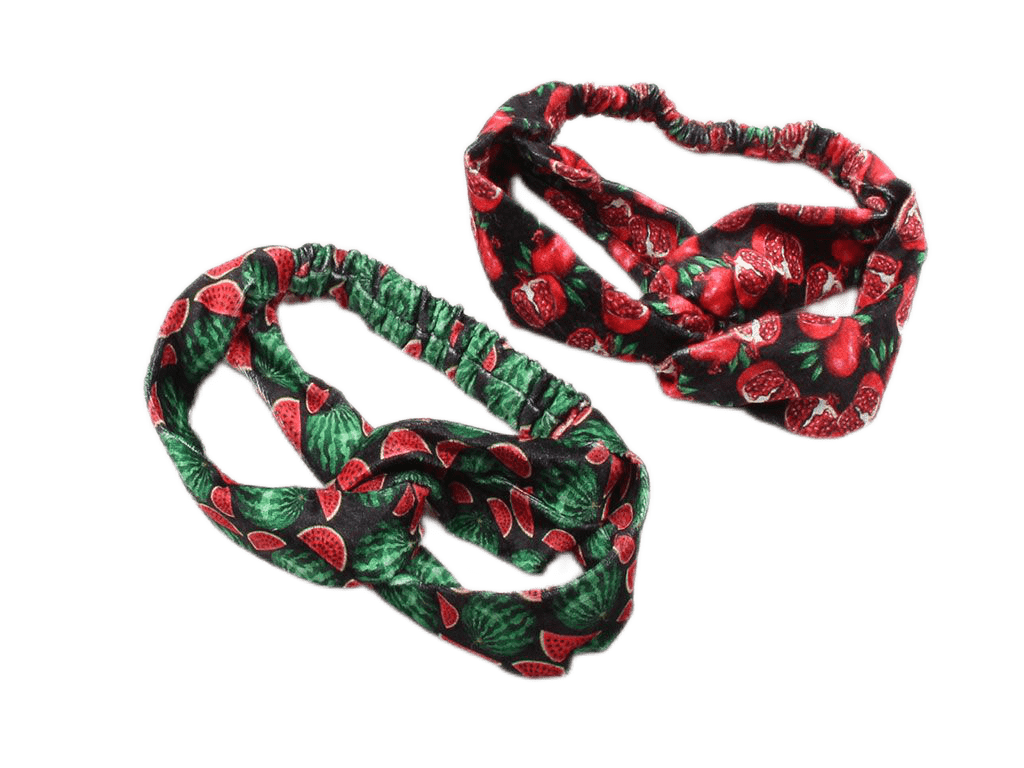 هدبند گره ای طرح انار و هندوانه شب یلدا