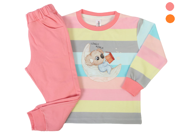 بلوز و شلوار راحتی دخترانه کیدومکس kido max