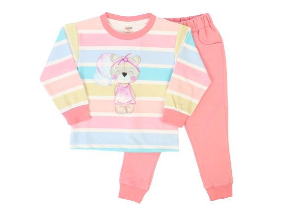 بلوز و شلوار راحتی دخترانه کیدومکس kido max