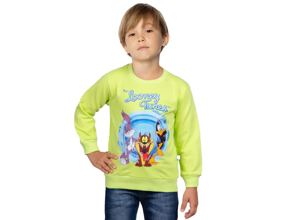 بلوز پسرانه طرح لونی تونز پازل puzzle