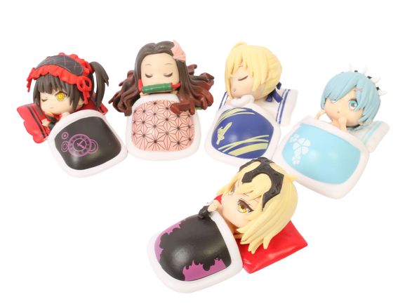 فیگور انیمه دخترانه خوابیده (تکی)