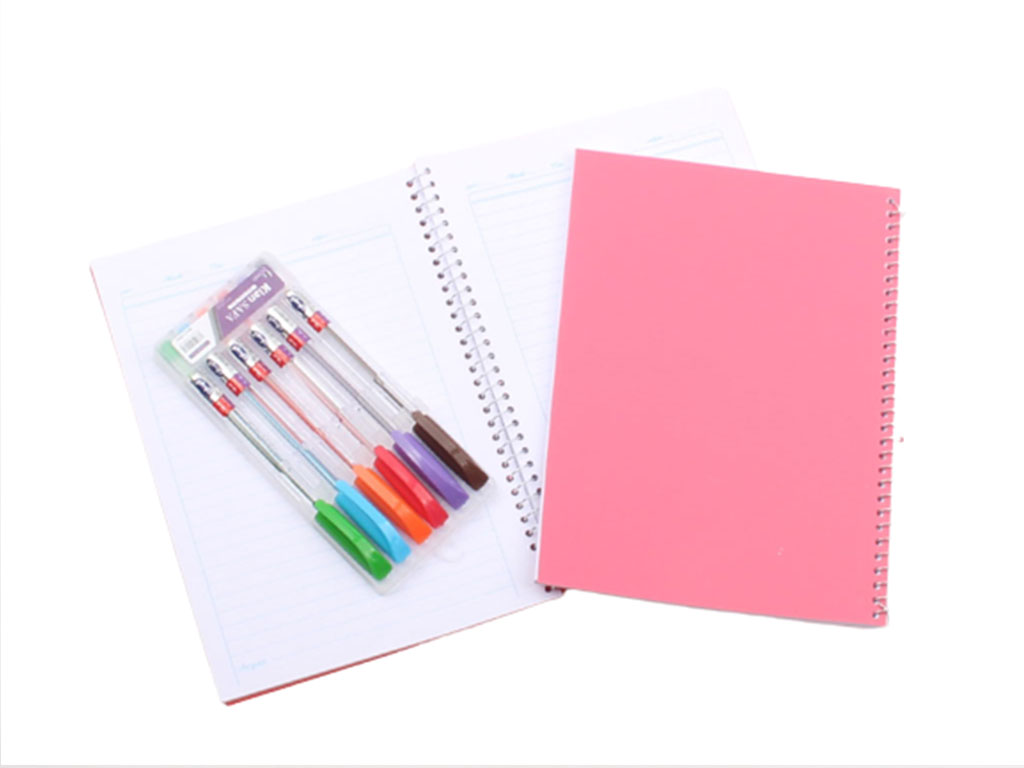 دفتر مشق سیمی 50 برگ جلد طلقی