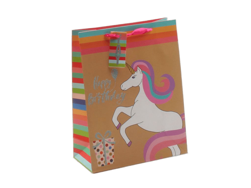 پاکت هدیه اسب تک شاخ (سایز متوسط)