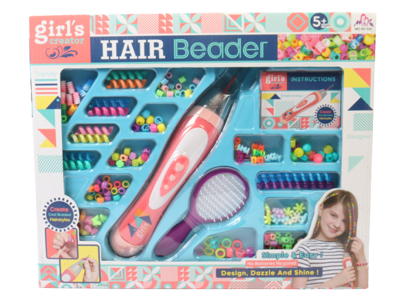 ست اسباب بازی بافت مو با مهره