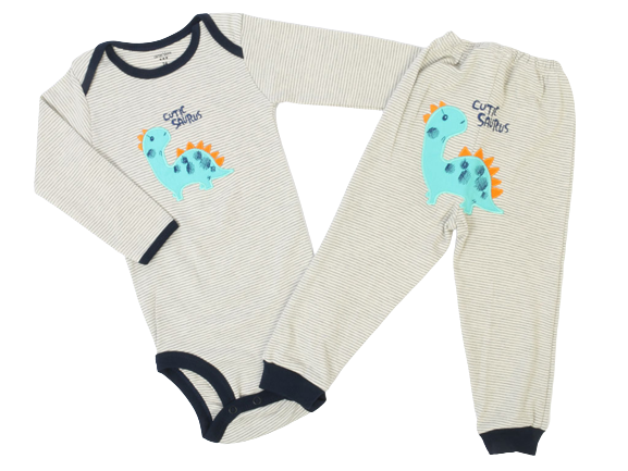 بادی و شلوار پسرانه طرح دایناسور carters