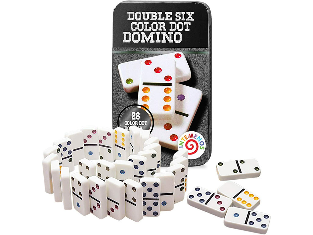 بازی فکری دومینو استخوانی 28 قطعه