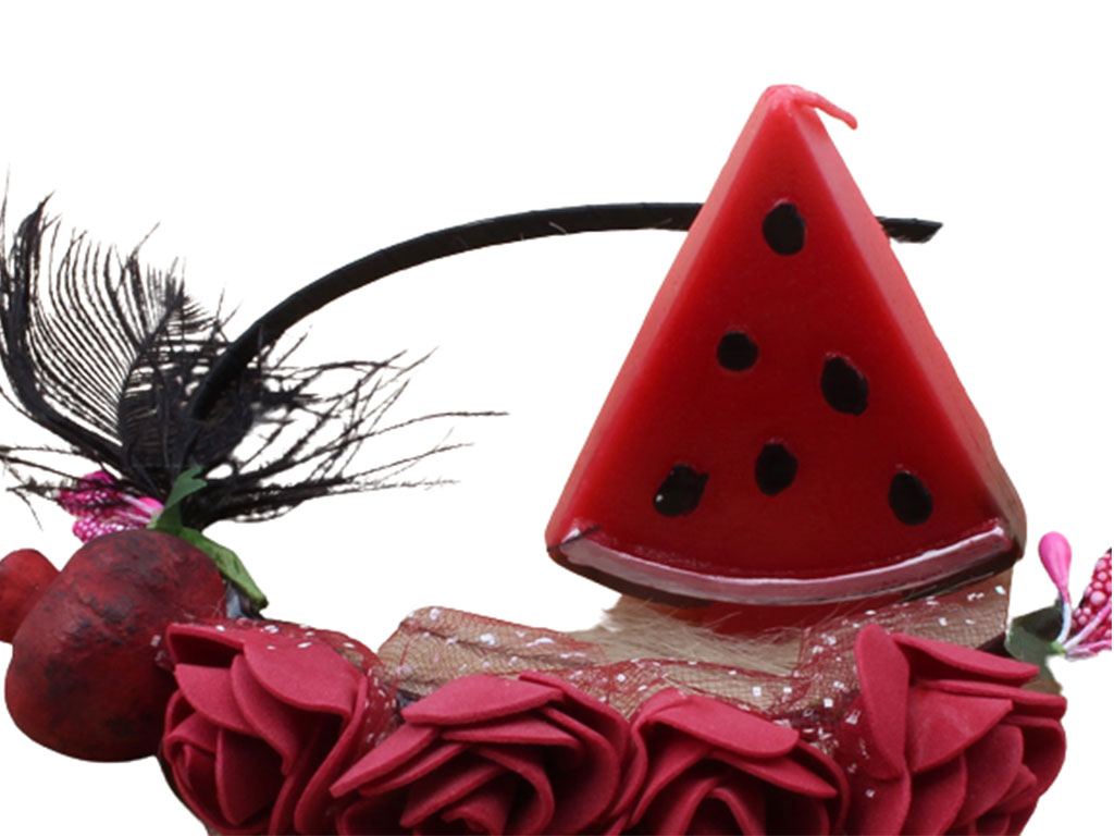 شمع هندوانه مثلثی شب یلدا