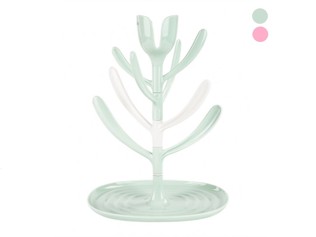 آبچکان و خشک کن شیشه شیر مدل  Tulip Rosaکیکابو kikka boo