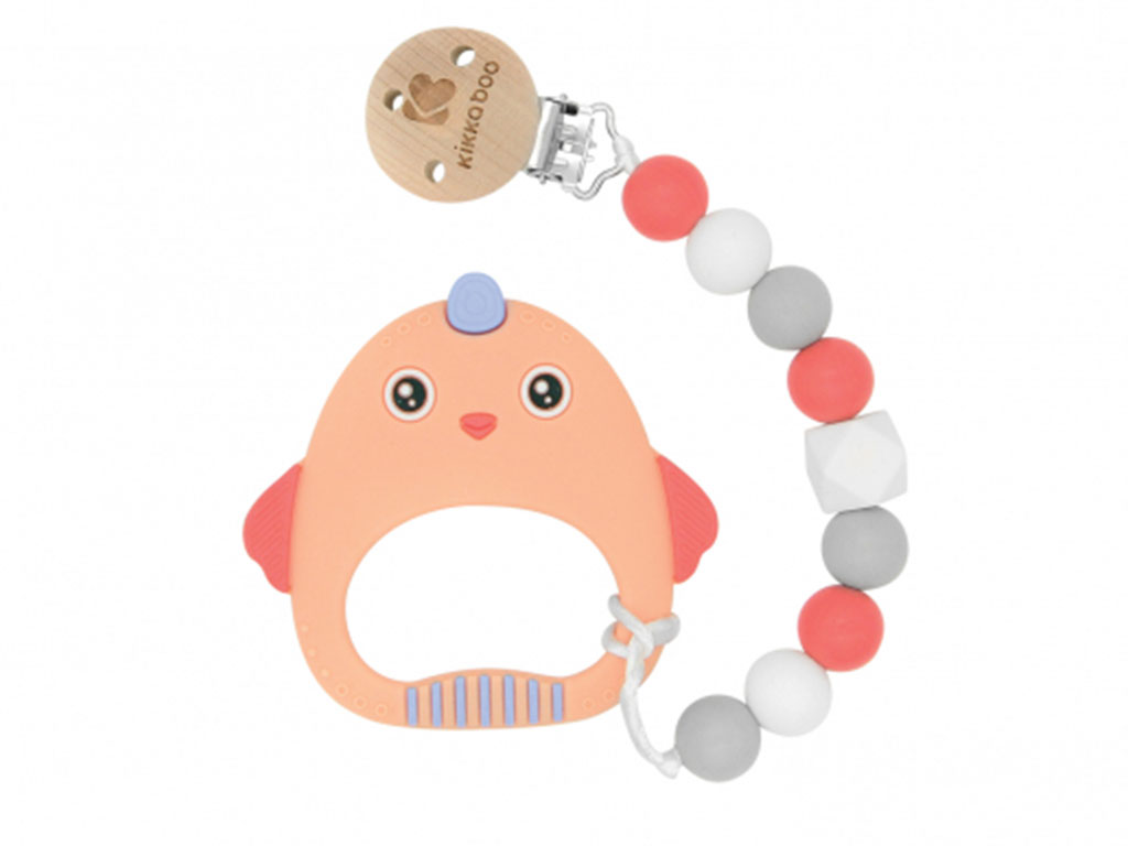 دندانگیر سیلیکونی  و بندپستانک  نوزادی کیکابو kikka boo