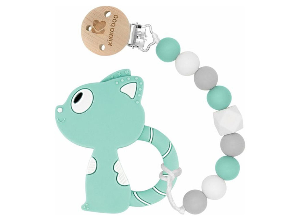 بندپستانک و دندانگیر سیلیکونی نوزادی کیکابو kikka boo